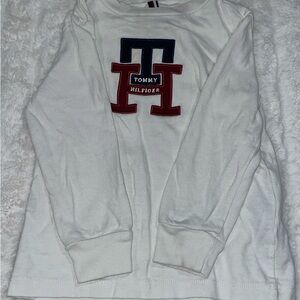 Toddlers Boy Tommy Hilfiger White Sweatshirt